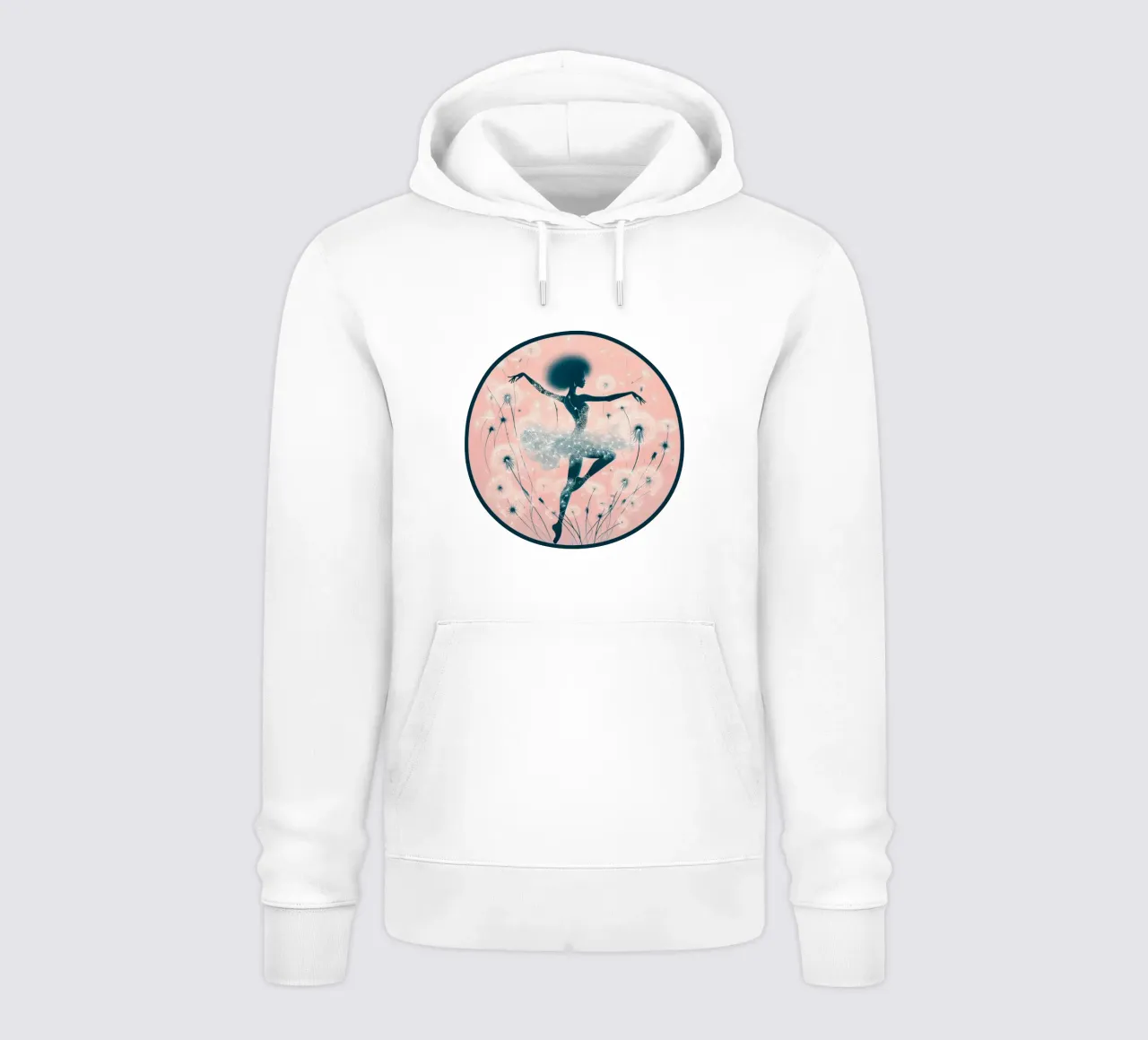 Ligero como una pluma sudadera con capucha de Digital Naive