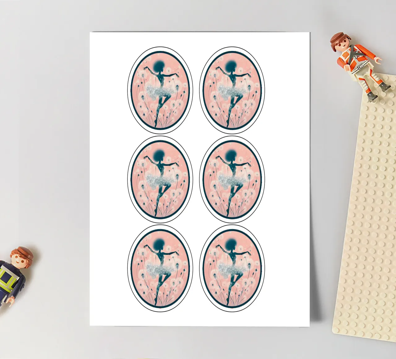Light as a feather sticker sheet by Digital Naive