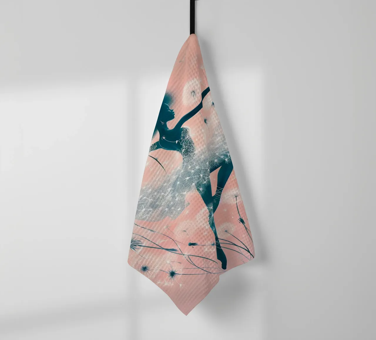 Licht als een veertje theedoek van Digital Naive