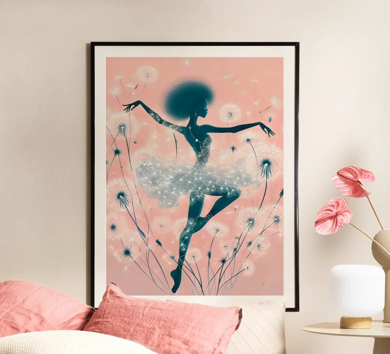 Light as a feather poster by Digital Naive