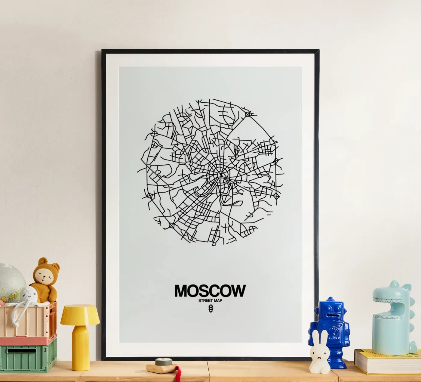 Moscow poster da Naxart