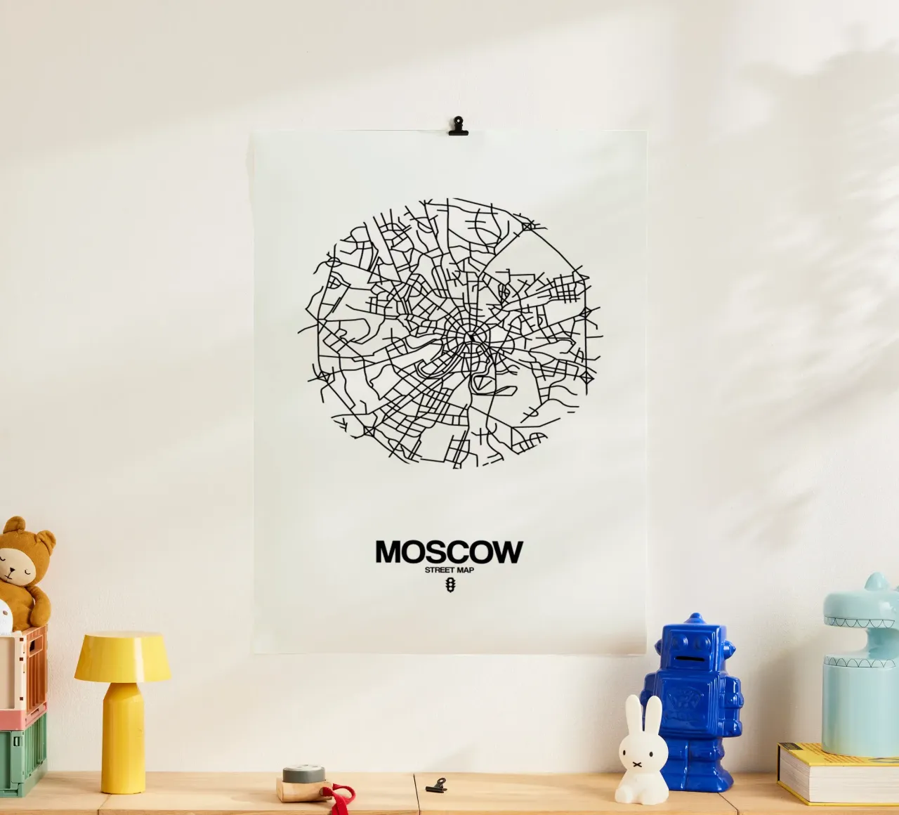 Moscow poster da Naxart