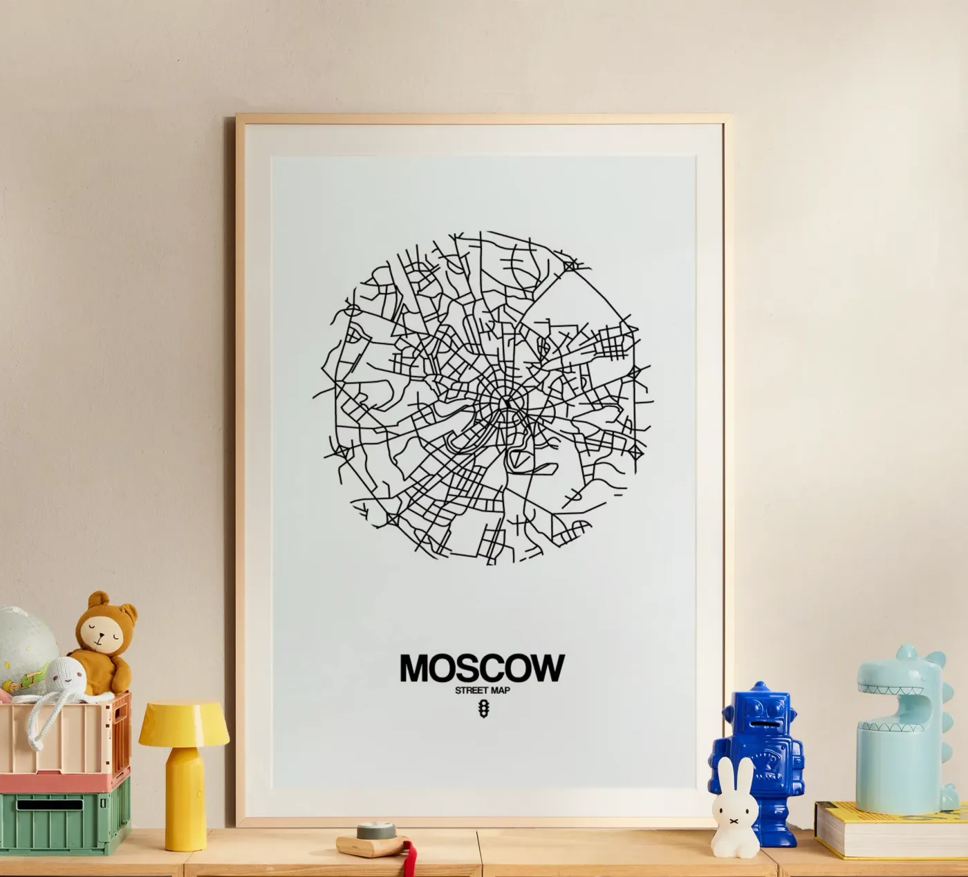 Moscow poster da Naxart