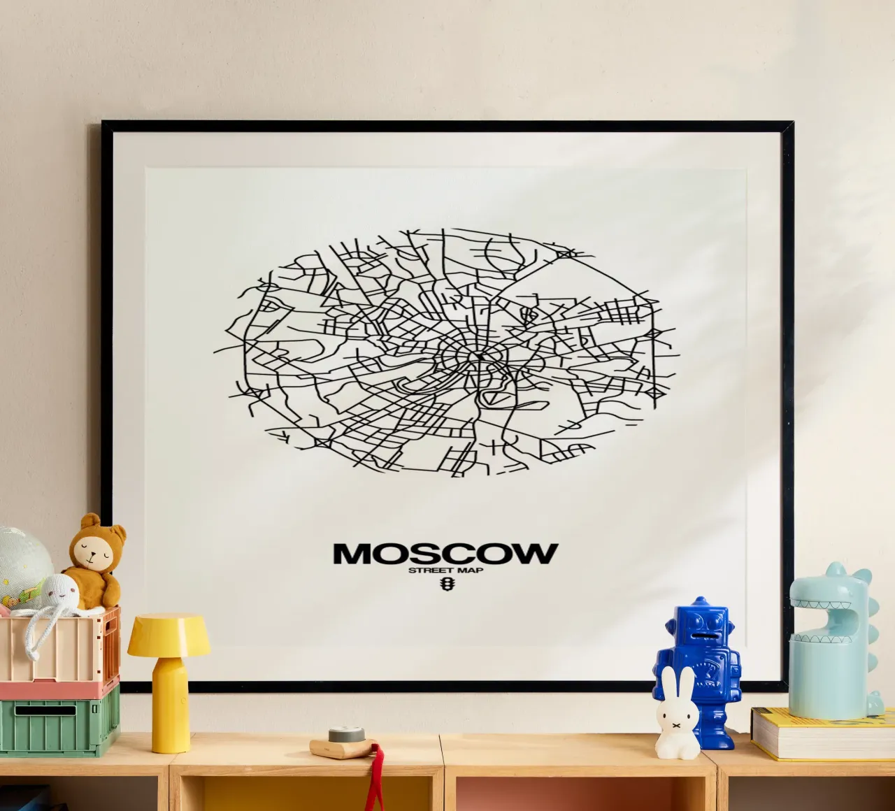 Moscow poster da Naxart