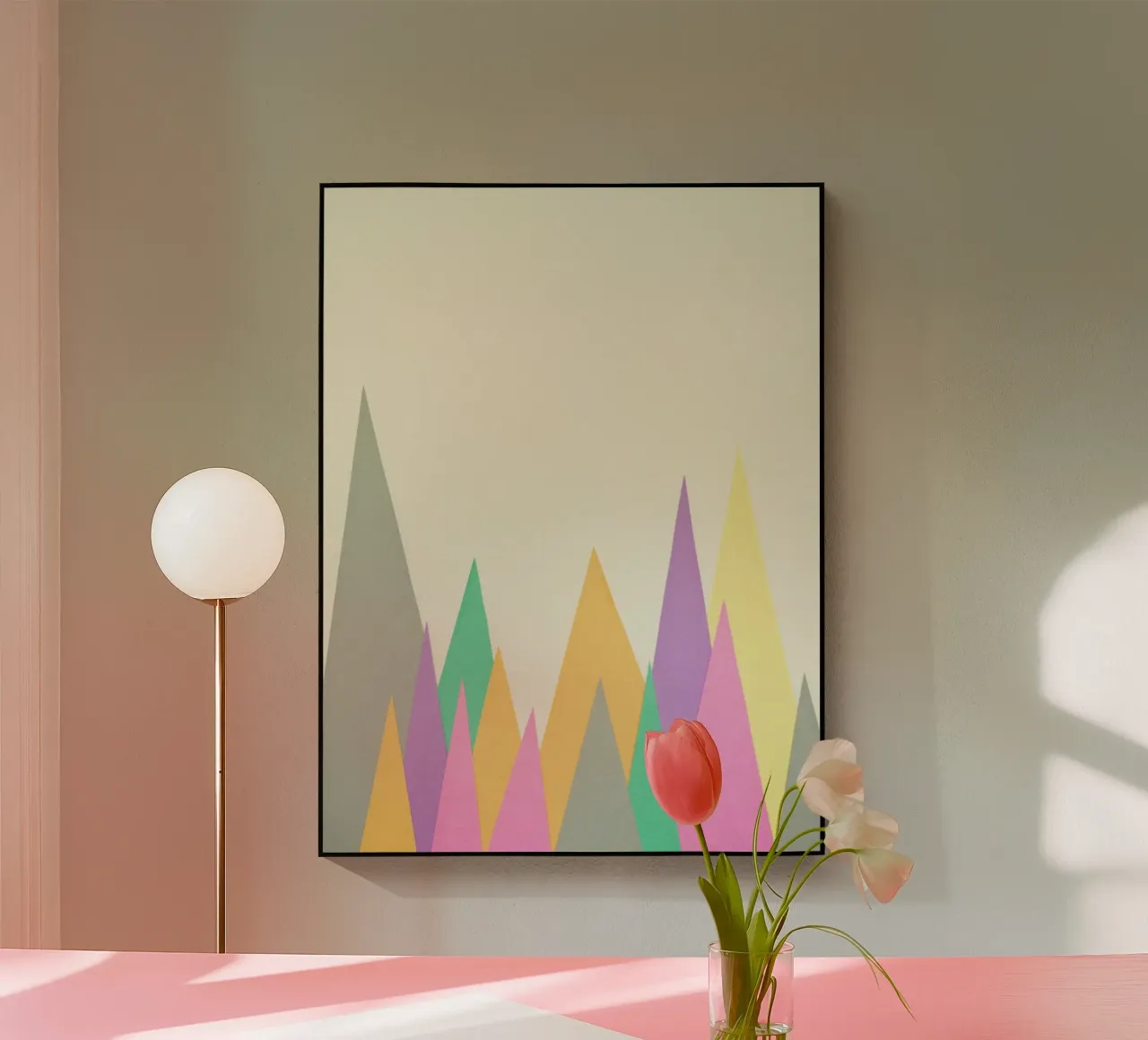 Cime pastello plexiglass da Cassia Beck Collage