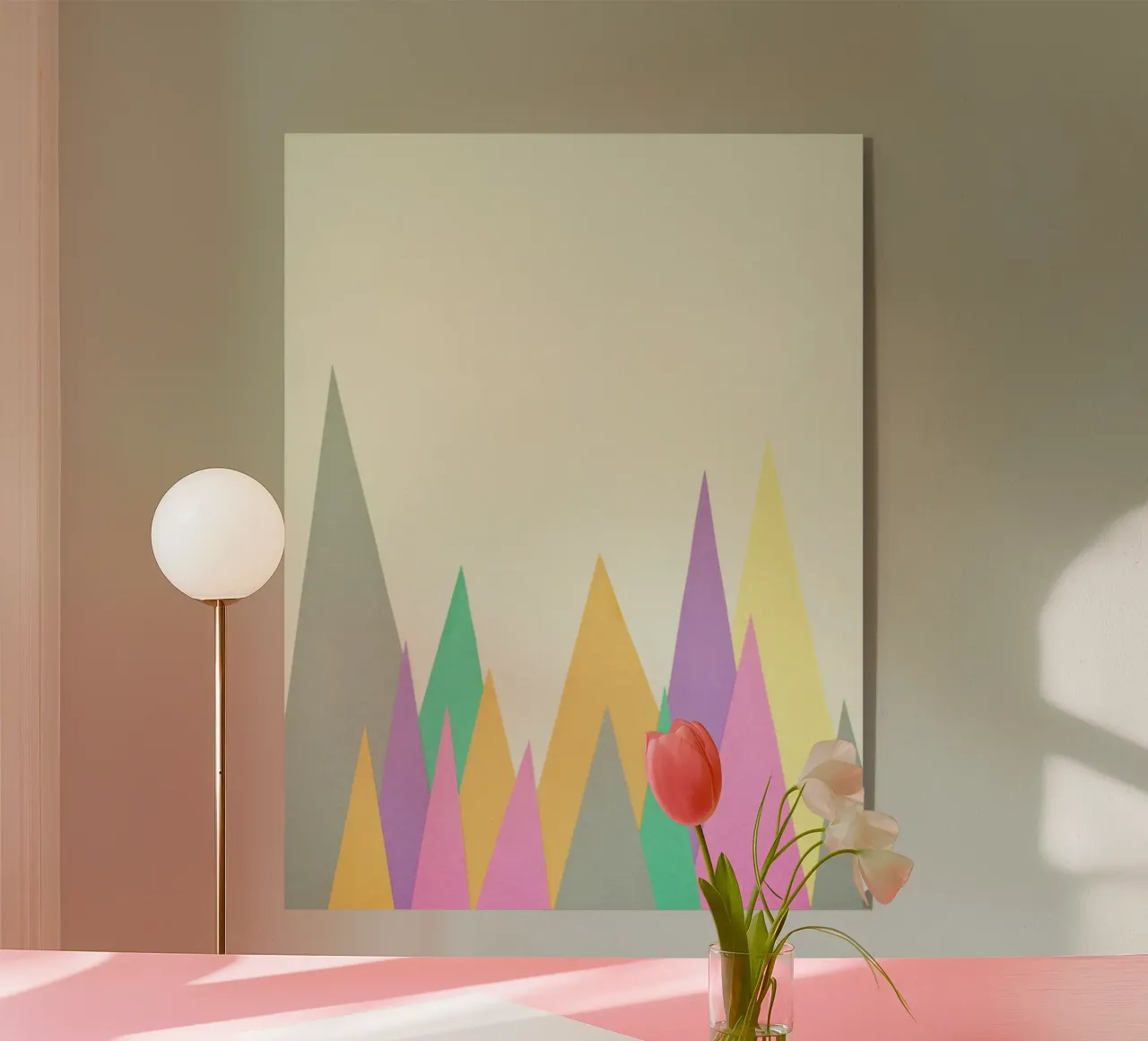 Cime pastello plexiglass da Cassia Beck Collage