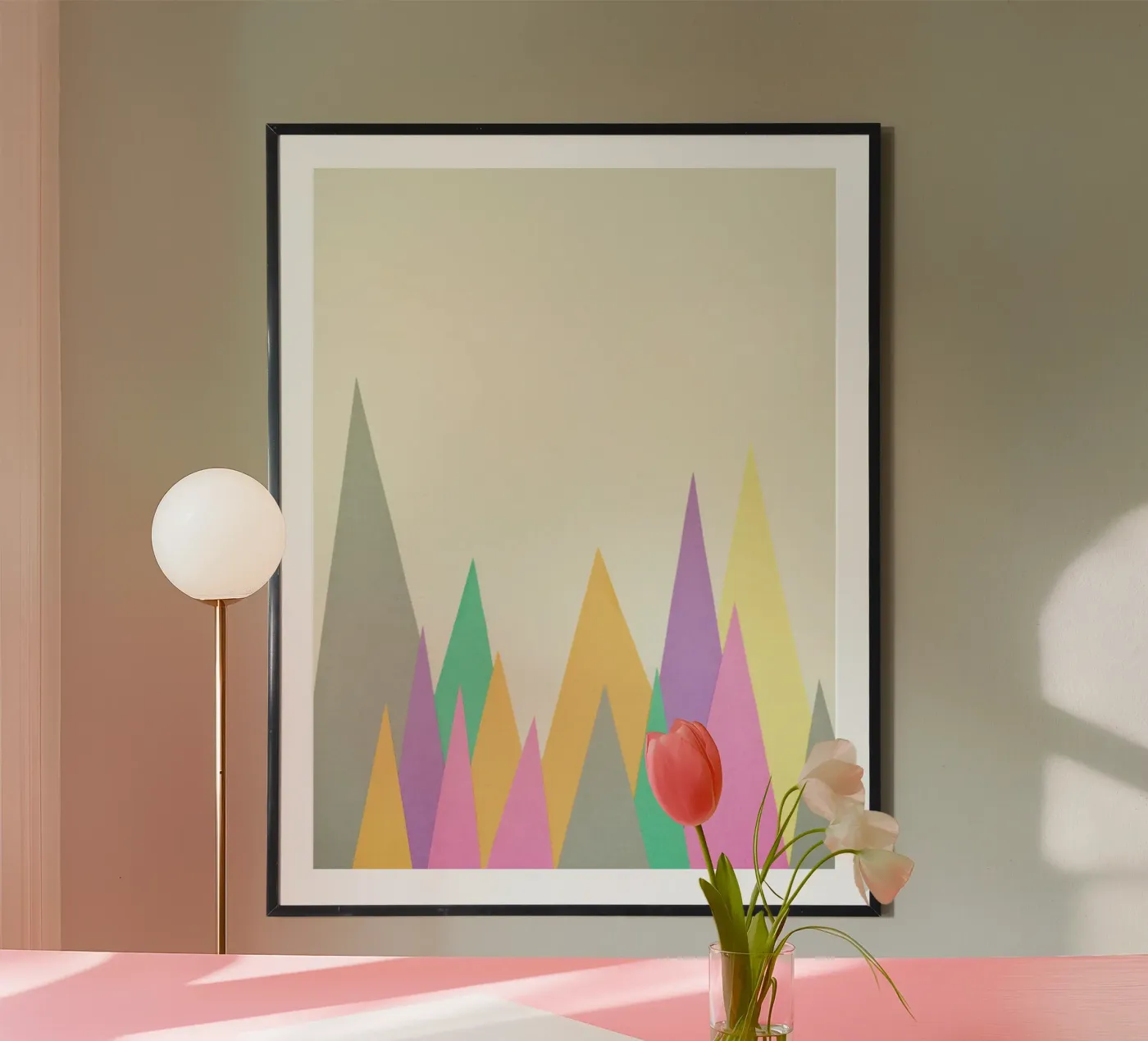 Cime pastello poster da Cassia Beck Collage