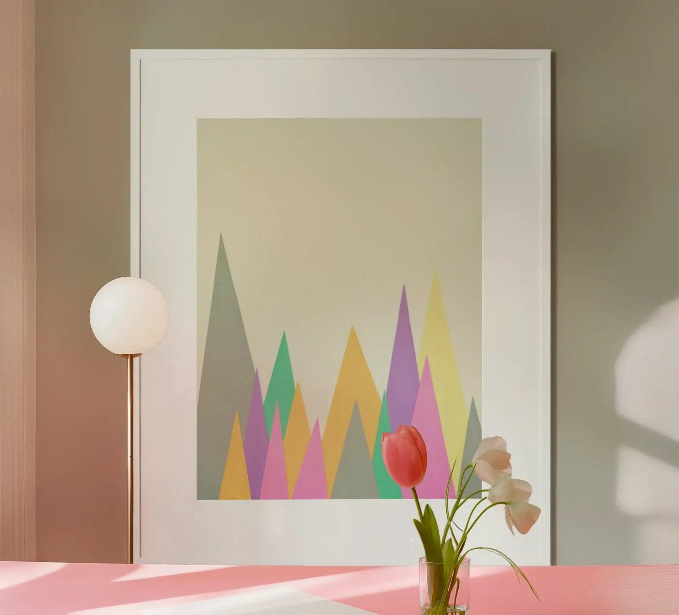 Cime pastello poster da Cassia Beck Collage