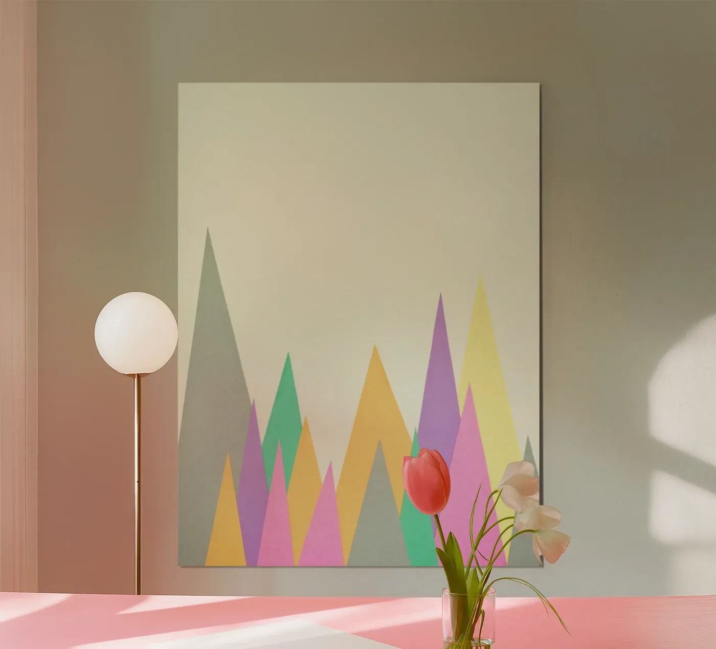 Cime pastello poster da Cassia Beck Collage