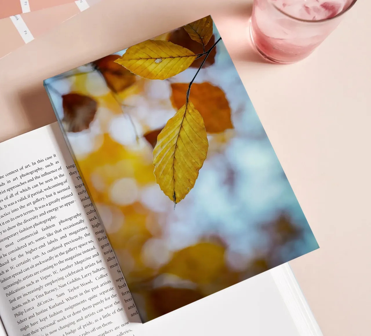 Autumn leaves notebook by Tom's Wildlife