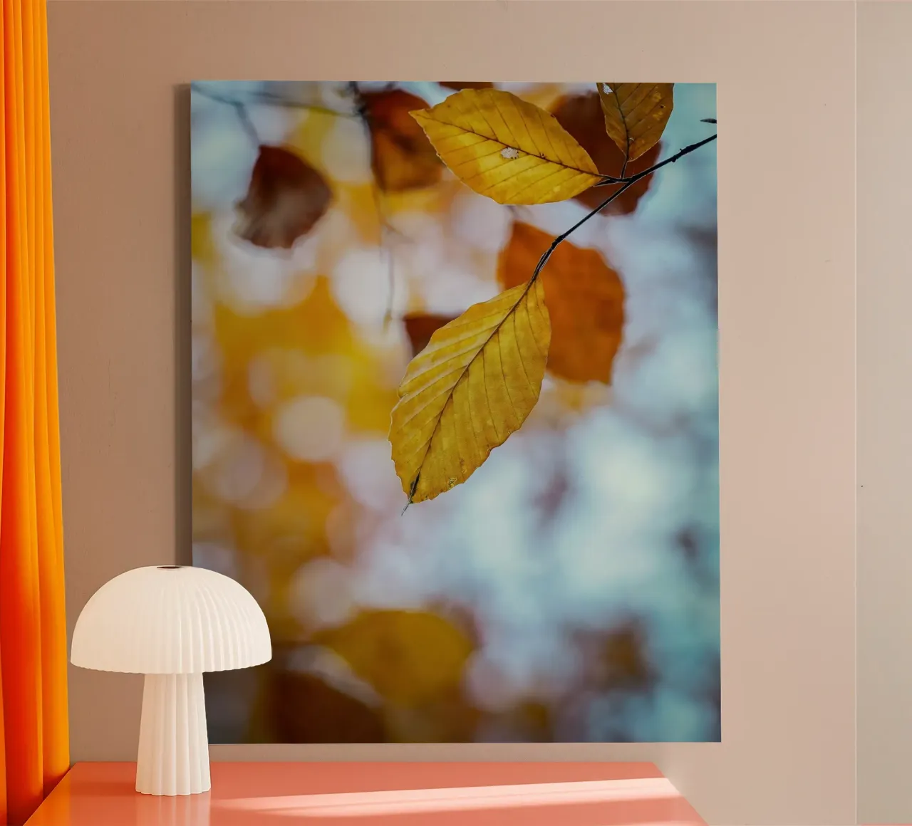 Foglie d'autunno tela con Cornice a cassetta da Tom's Wildlife