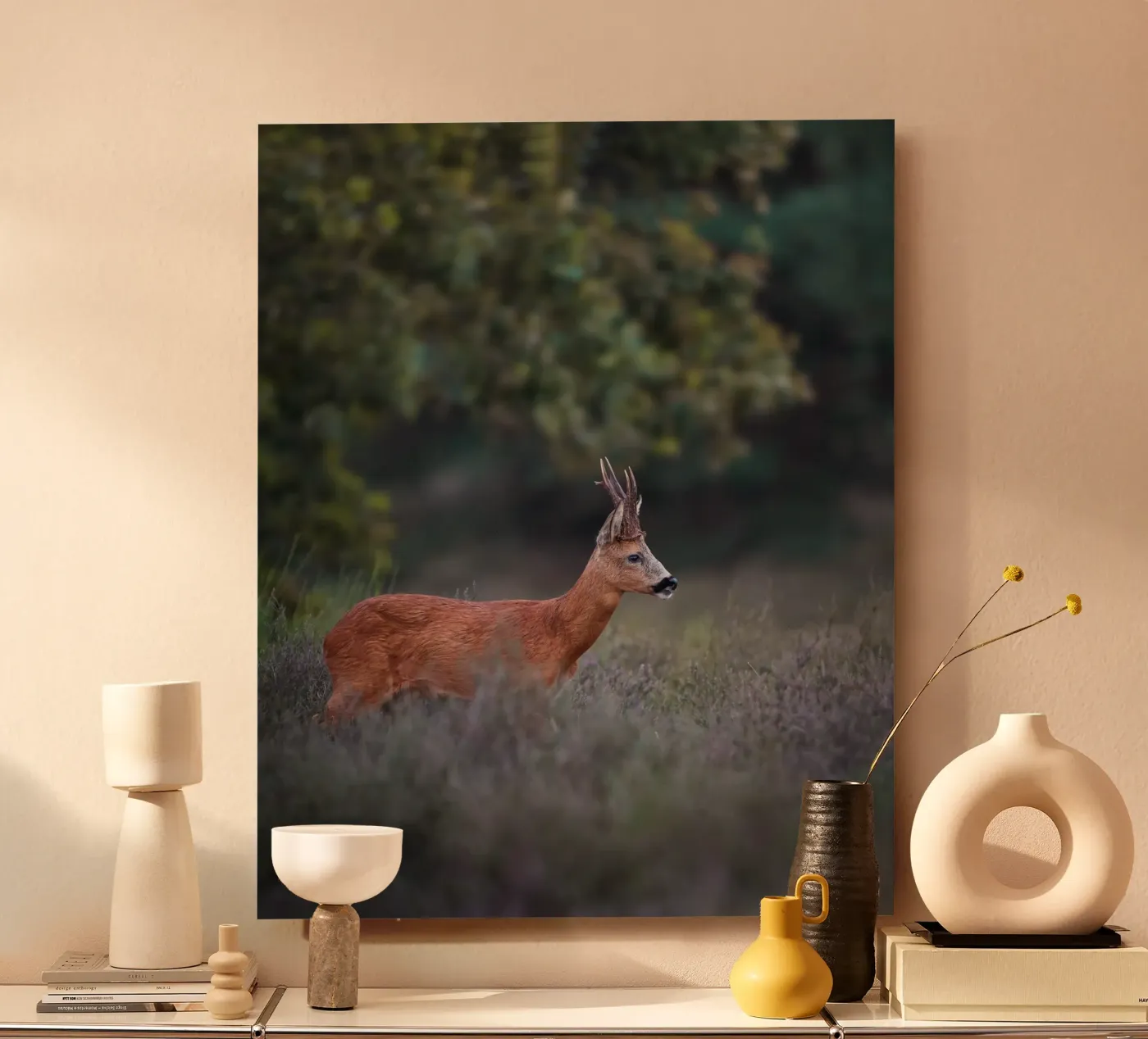 Capriolo alluminio dibond da Tom's Wildlife