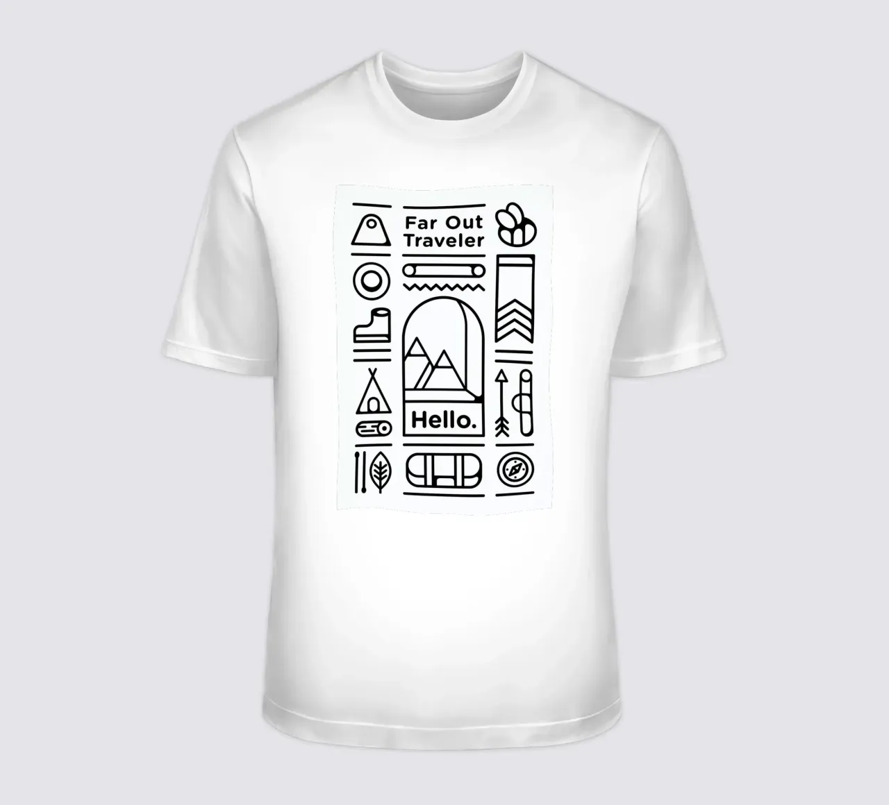 Far Out Traveler T-Shirt von Tyler Dale