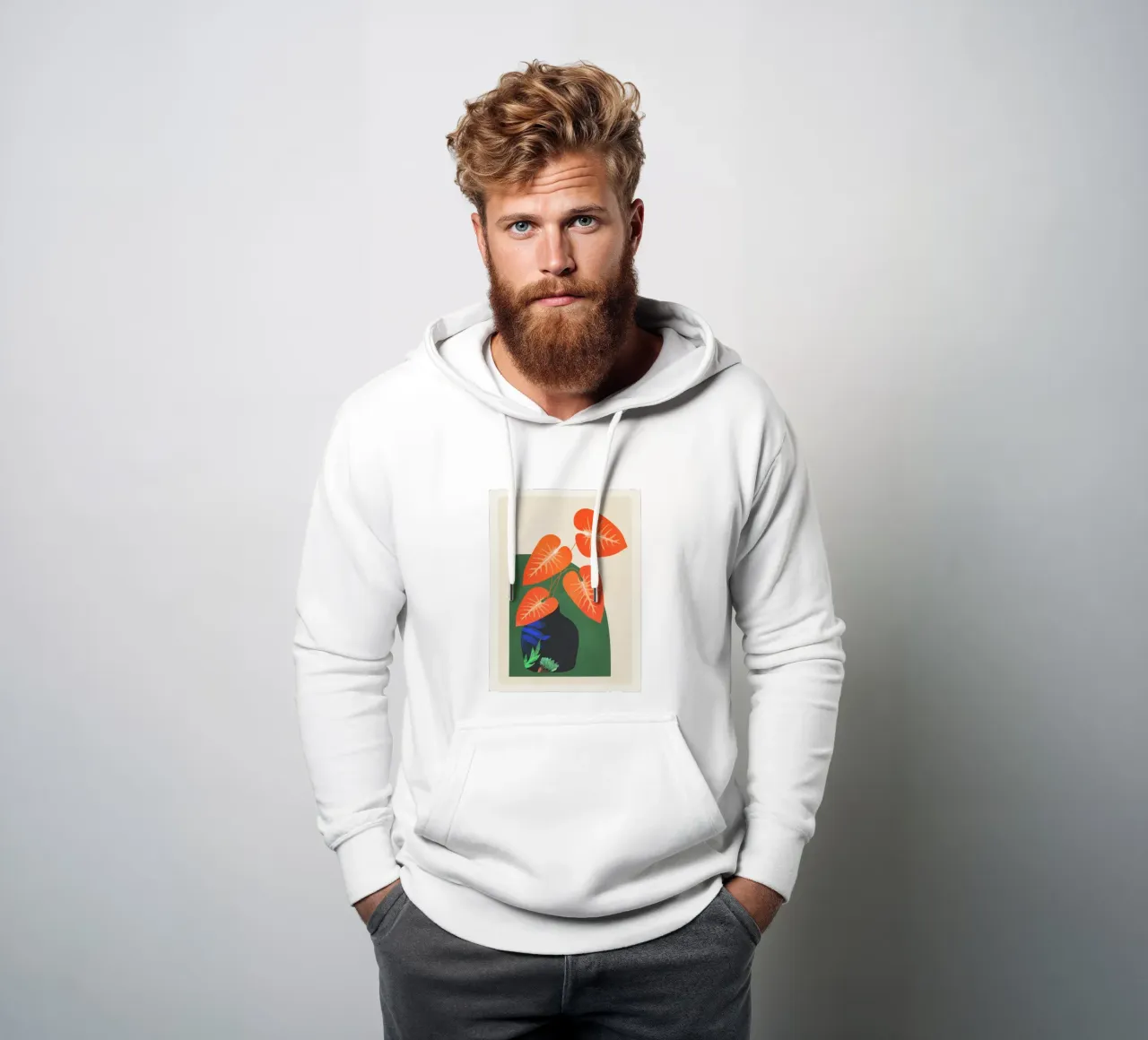 Impianto astratto 11 felpa con cappuccio da ThingDesign