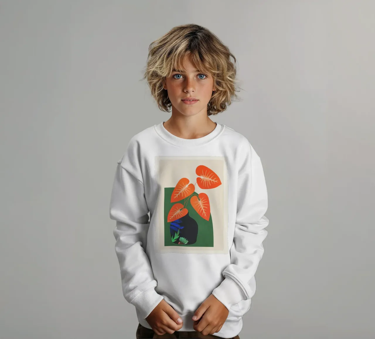 Impianto astratto 11 felpa bambino da ThingDesign