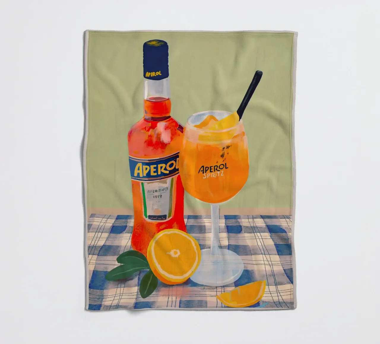 Aperol Spritz coperta in pile da ThingDesign