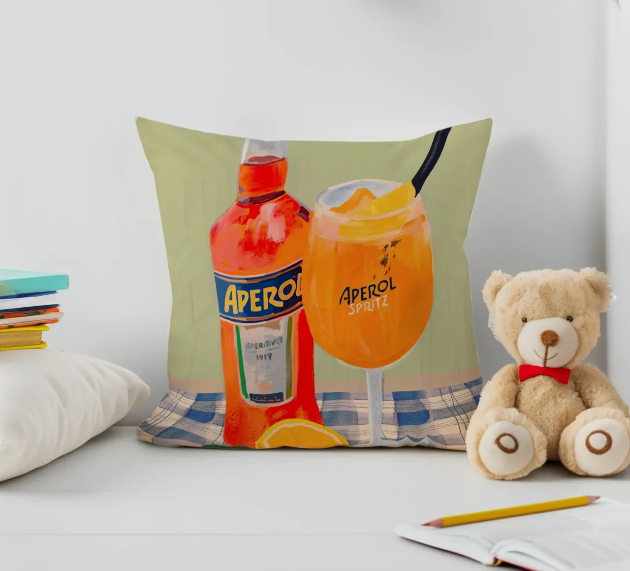 Aperol Spritz cuscino da ThingDesign