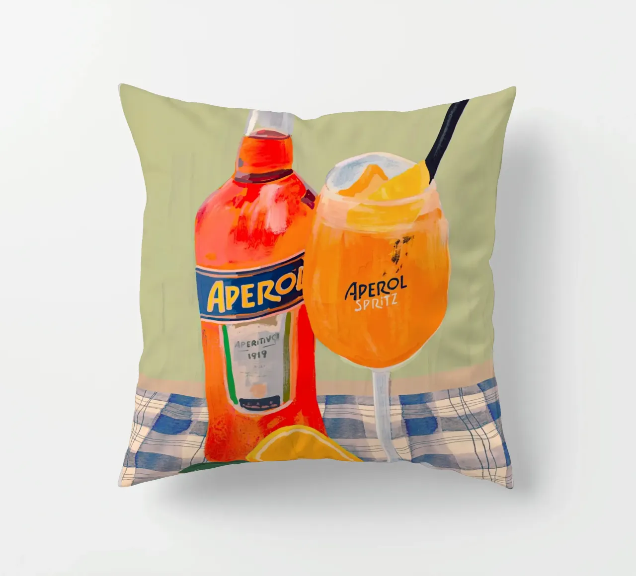 Aperol Spritz cuscino da ThingDesign