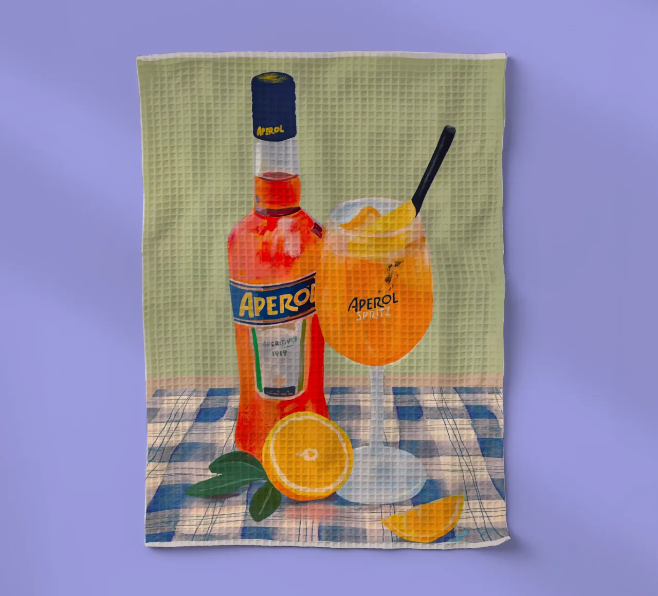 Aperol Spritz canovaccio da cucina da ThingDesign