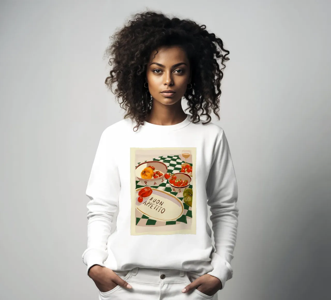 Enjoy your meal sweatshirt by ThingDesign