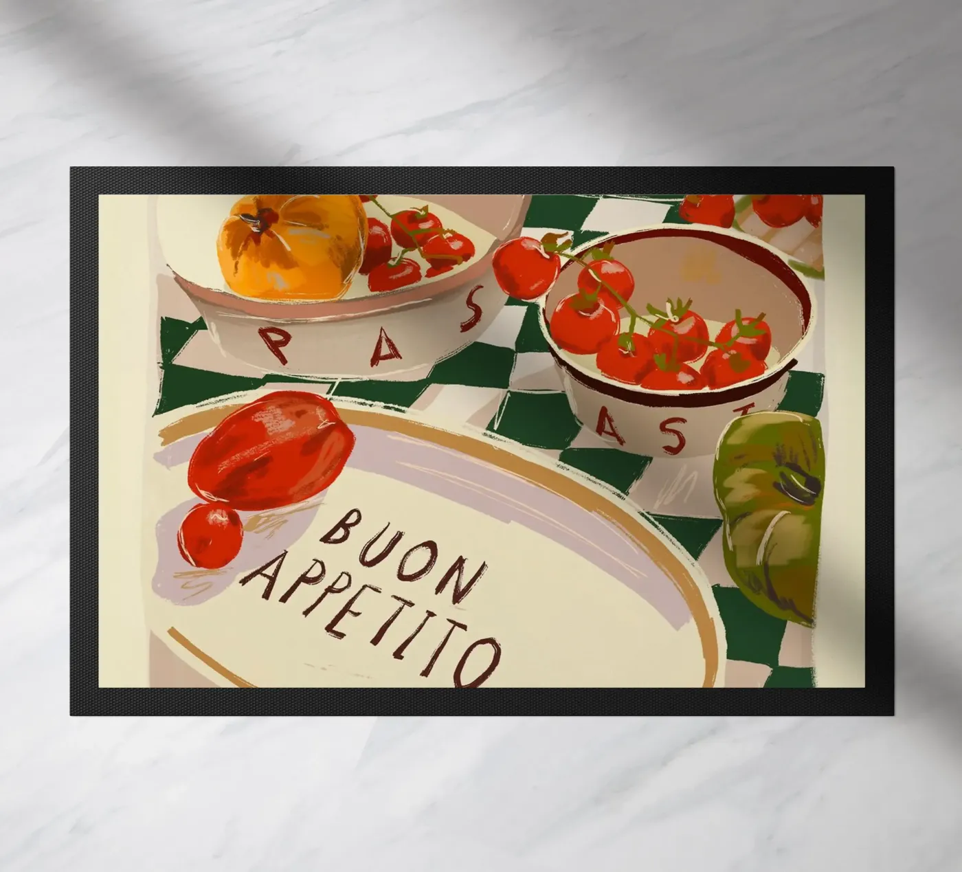 Buon Appetito zerbino da ThingDesign