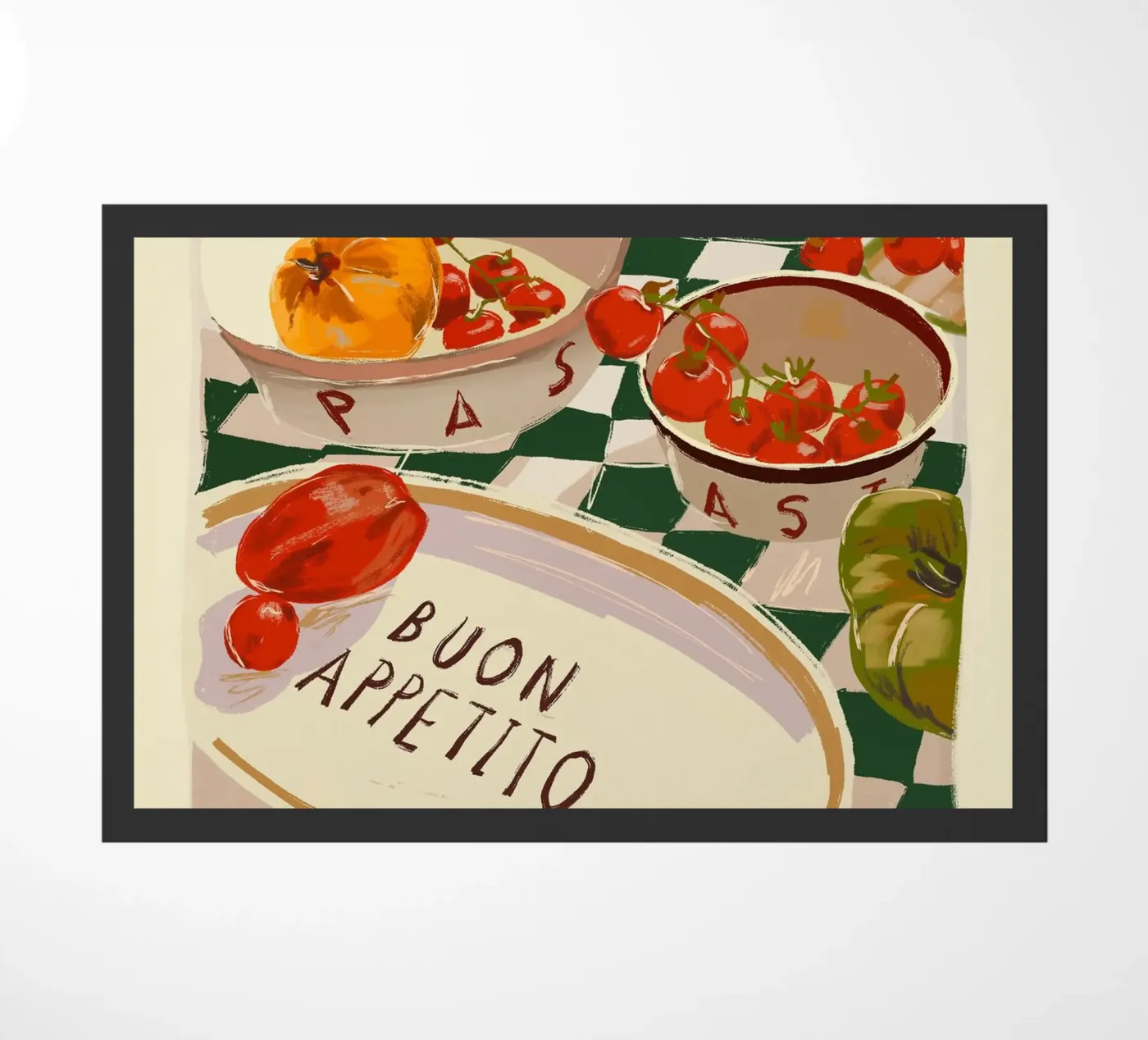 Buon Appetito zerbino da ThingDesign