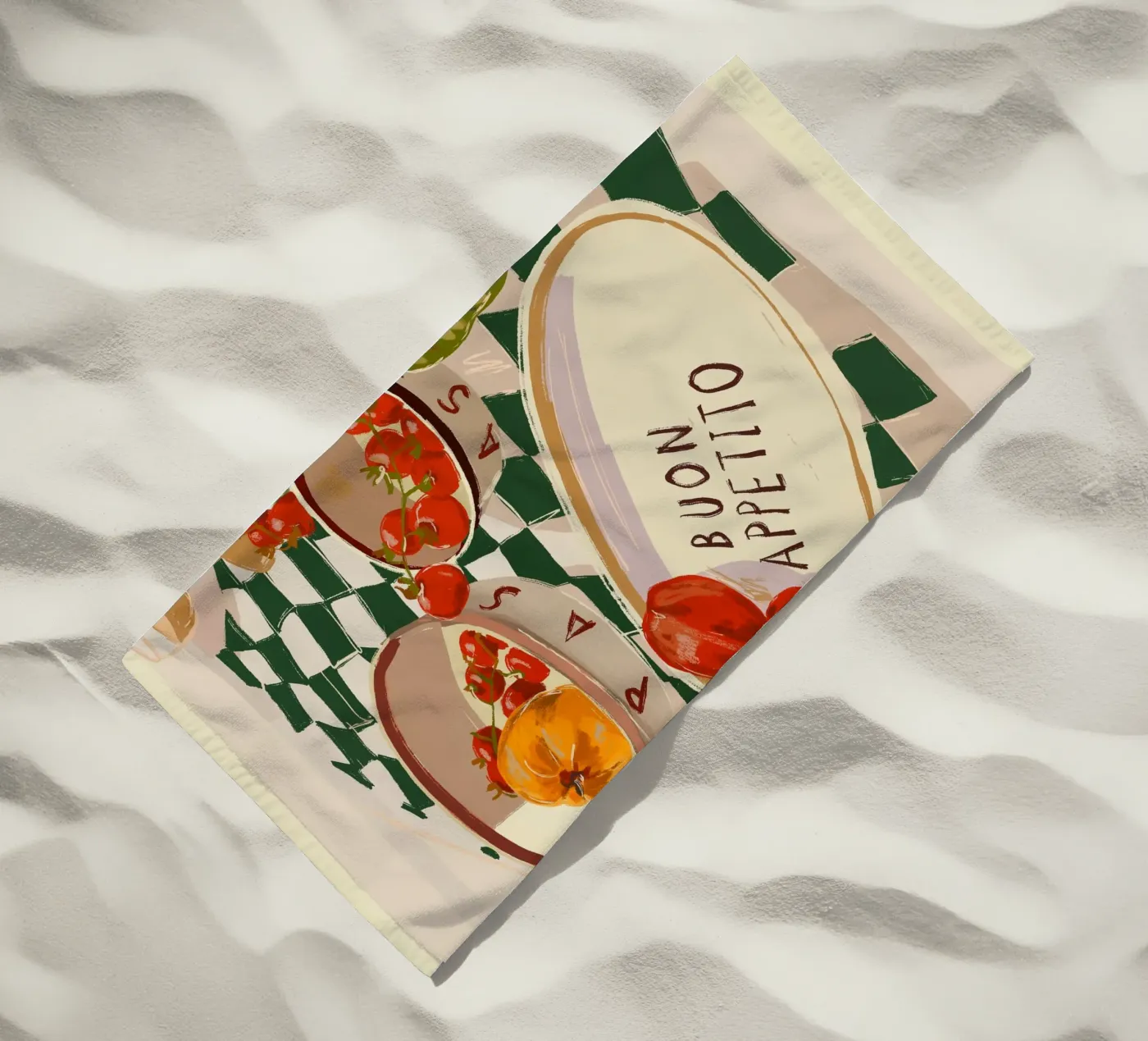 Buon Appetito telo mare da ThingDesign