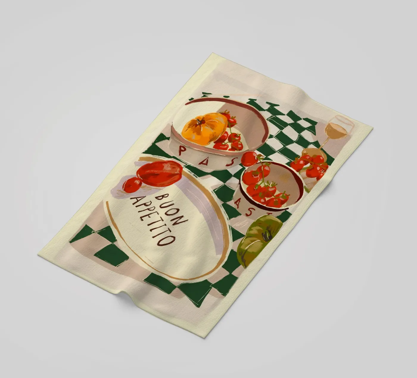 Buon Appetito telo mare da ThingDesign