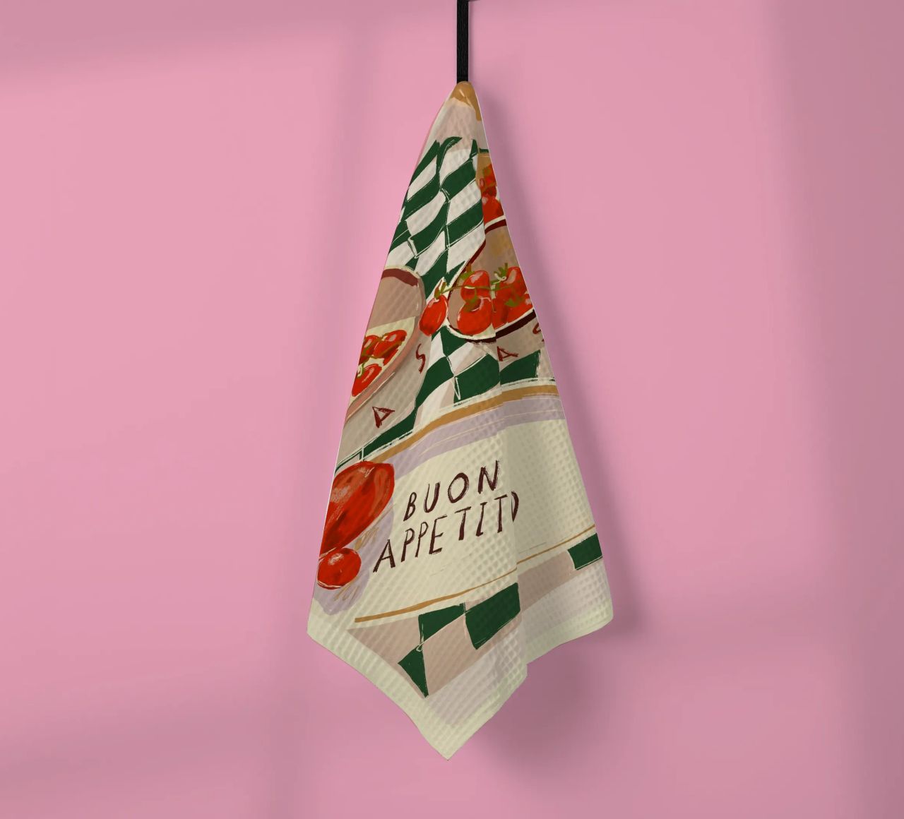 Eet smakelijk theedoek van ThingDesign