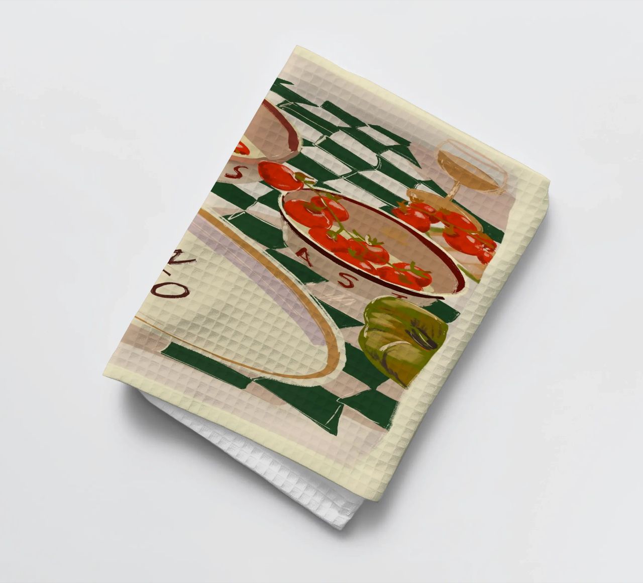Eet smakelijk theedoek van ThingDesign