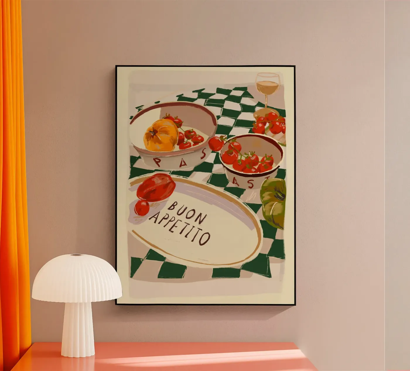Buon Appetito plexiglass da ThingDesign