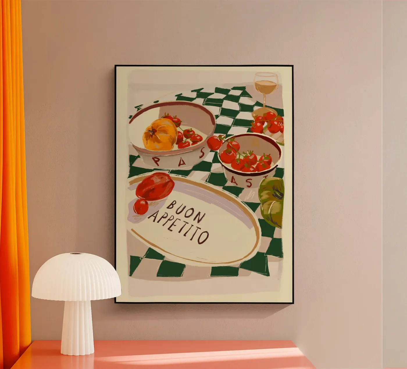 Buon Appetito plexiglass da ThingDesign