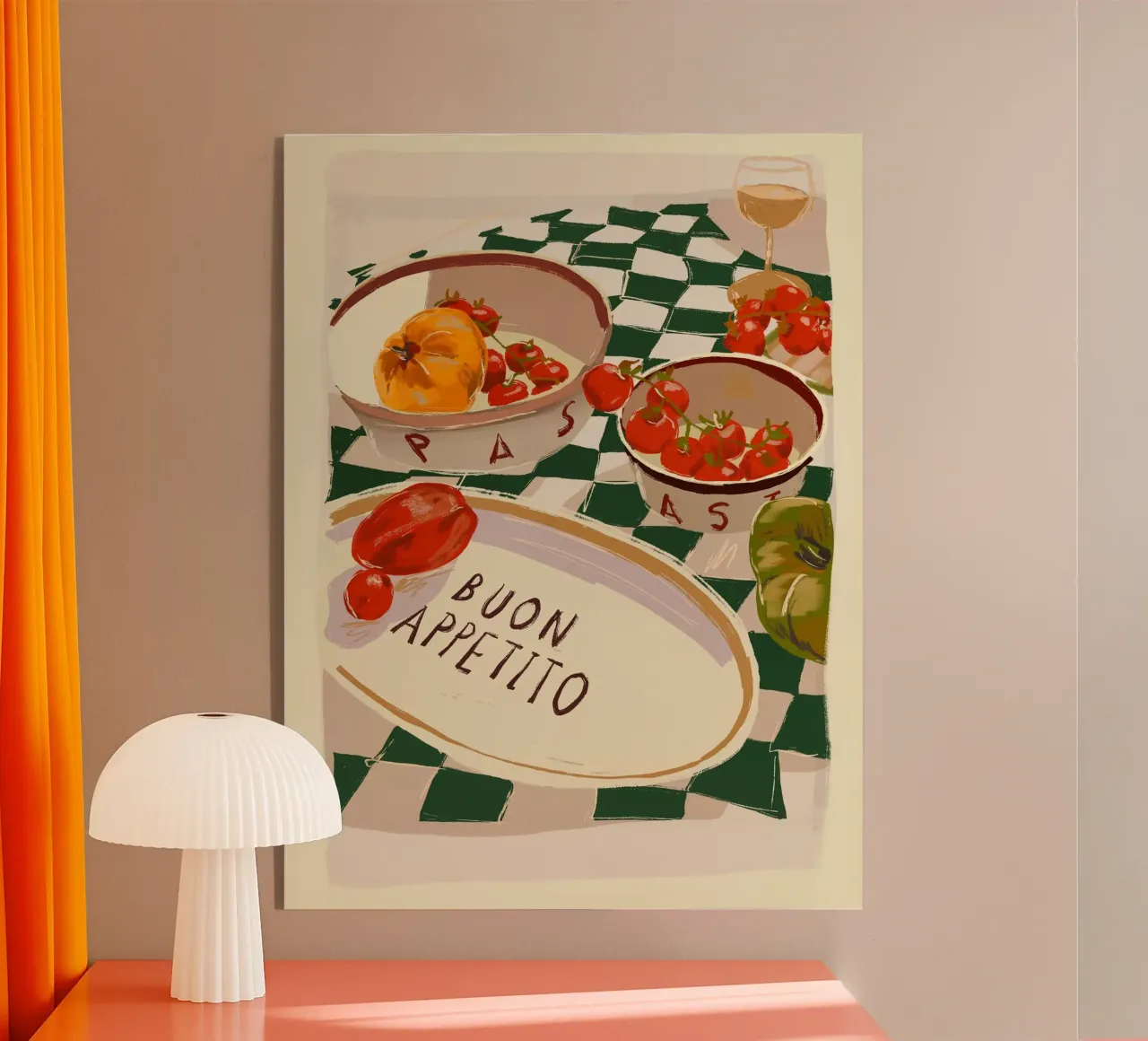 Buon Appetito plexiglass da ThingDesign