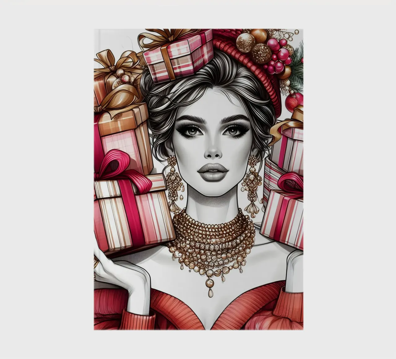 UNWRAP THE MAGIC OF CHRISTMAS notebook by ARTOMATIC
