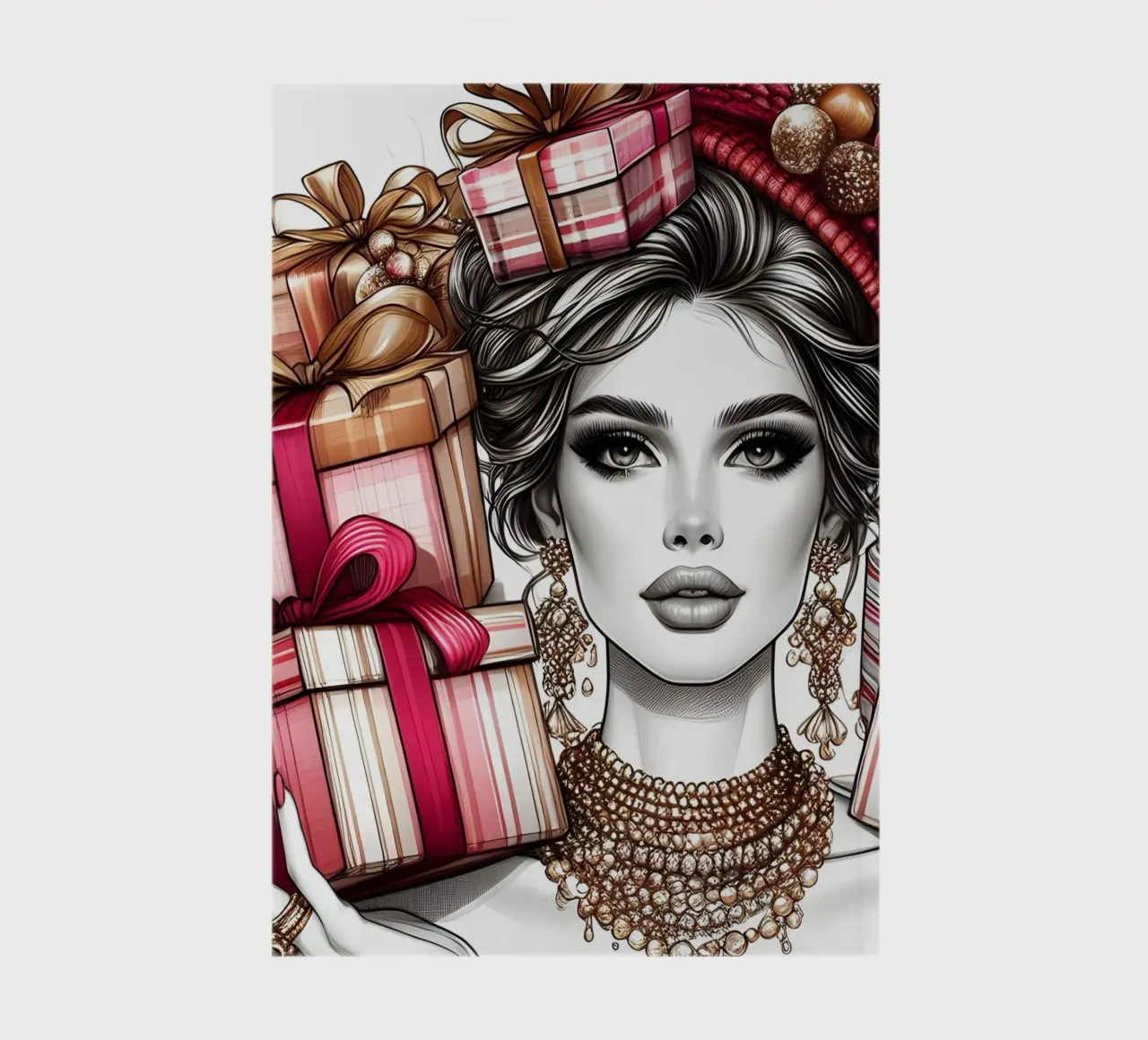 UNWRAP THE MAGIC OF CHRISTMAS notebook by ARTOMATIC