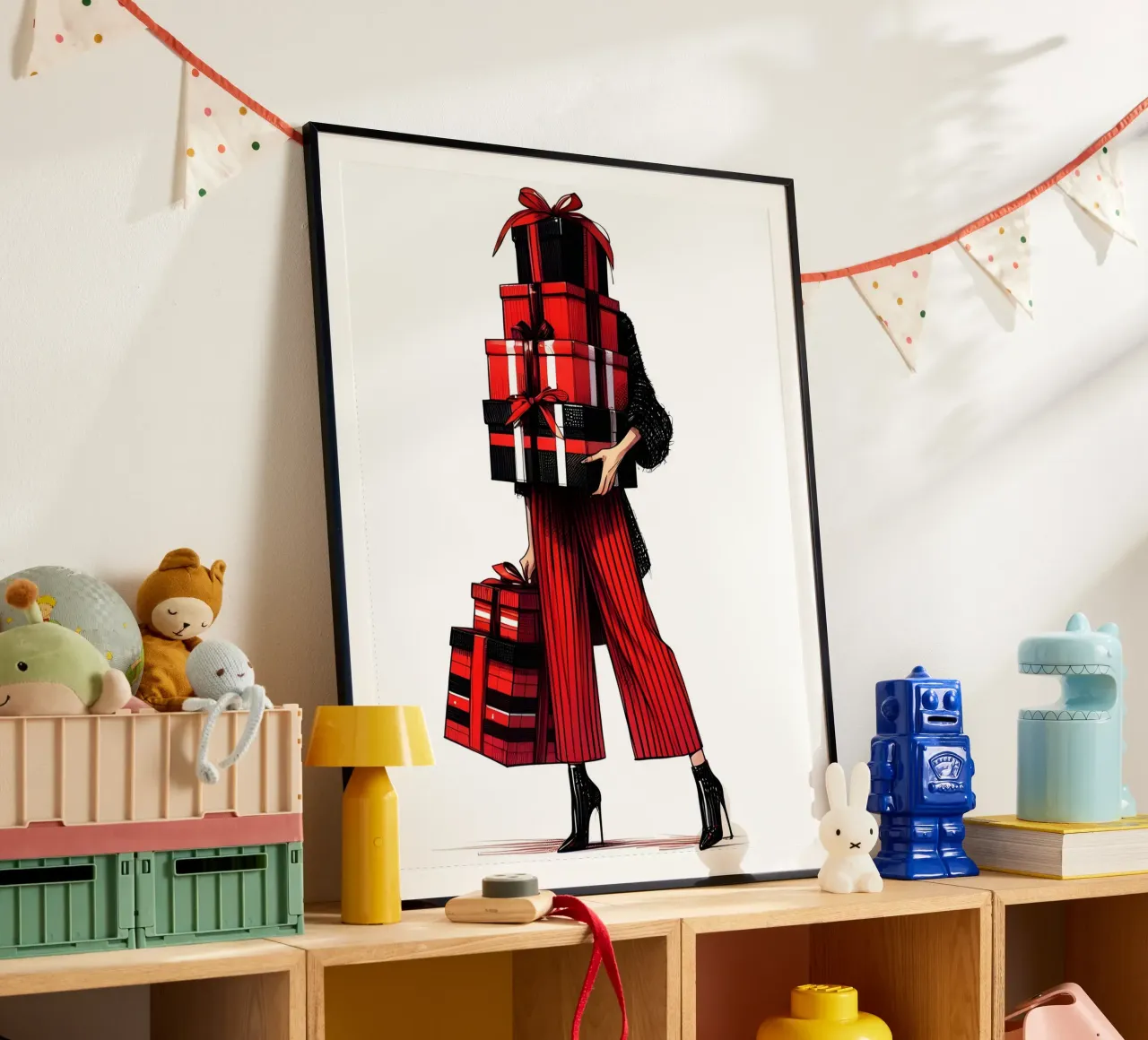 REGALI DI NATALE PERFETTI poster con telaio in alluminio da ARTOMATIC