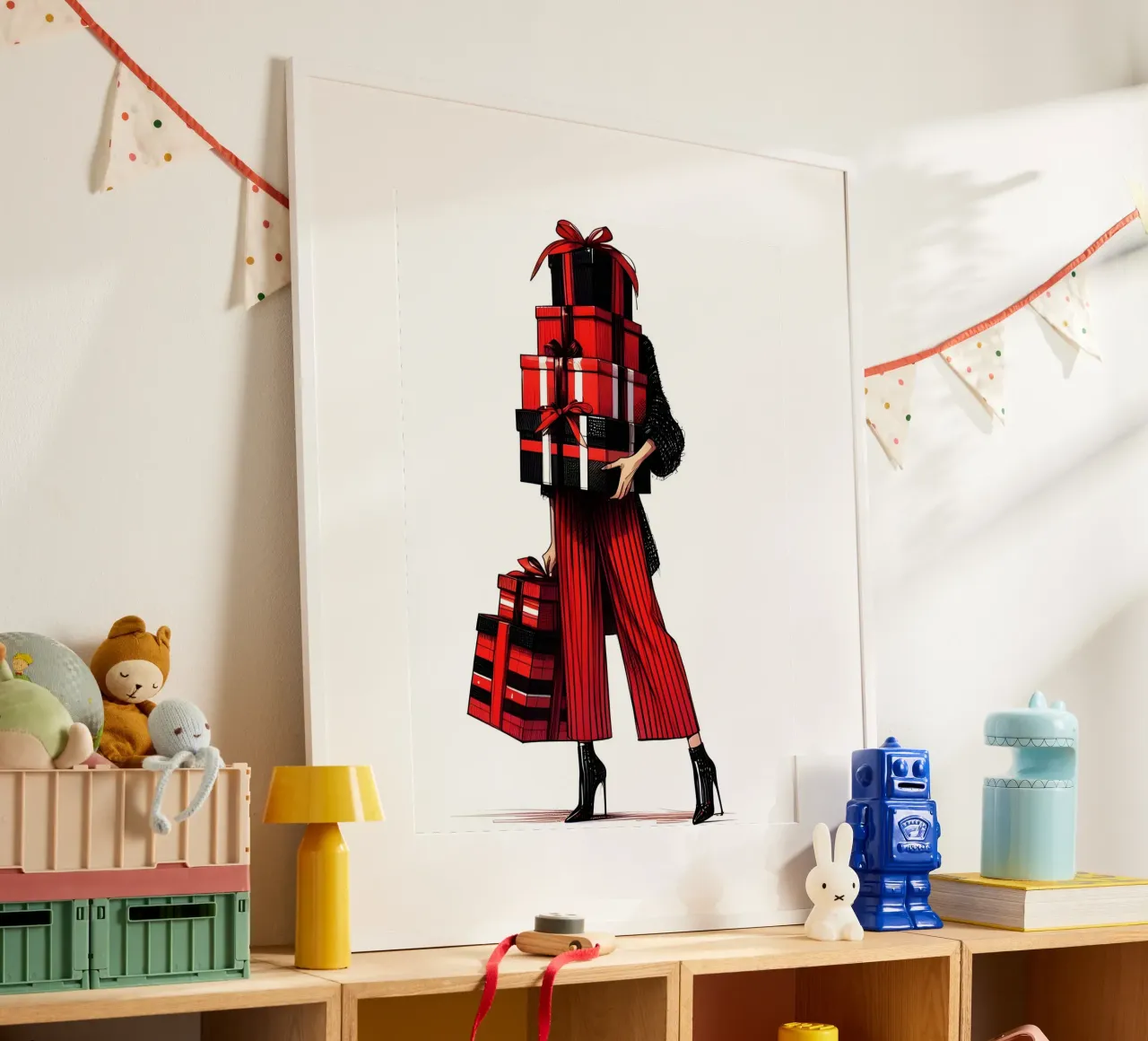 REGALI DI NATALE PERFETTI poster con telaio in alluminio da ARTOMATIC