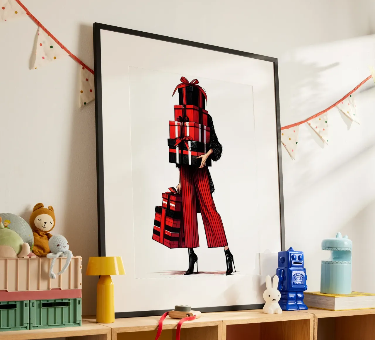 REGALI DI NATALE PERFETTI poster con telaio in alluminio da ARTOMATIC