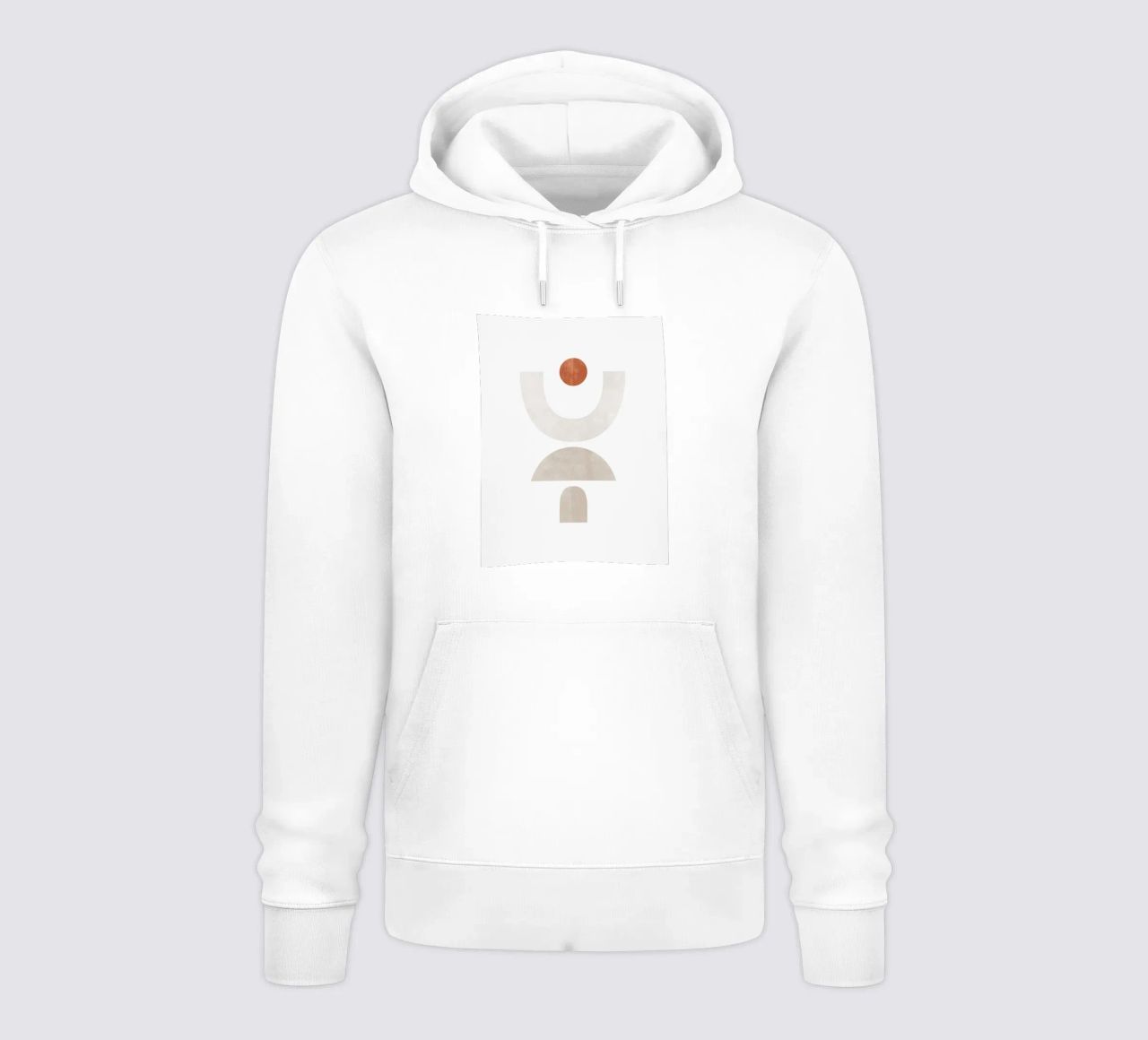 Composición geométrica abstracta minimalista - Composición 1 sudadera con capucha de kookiepixel