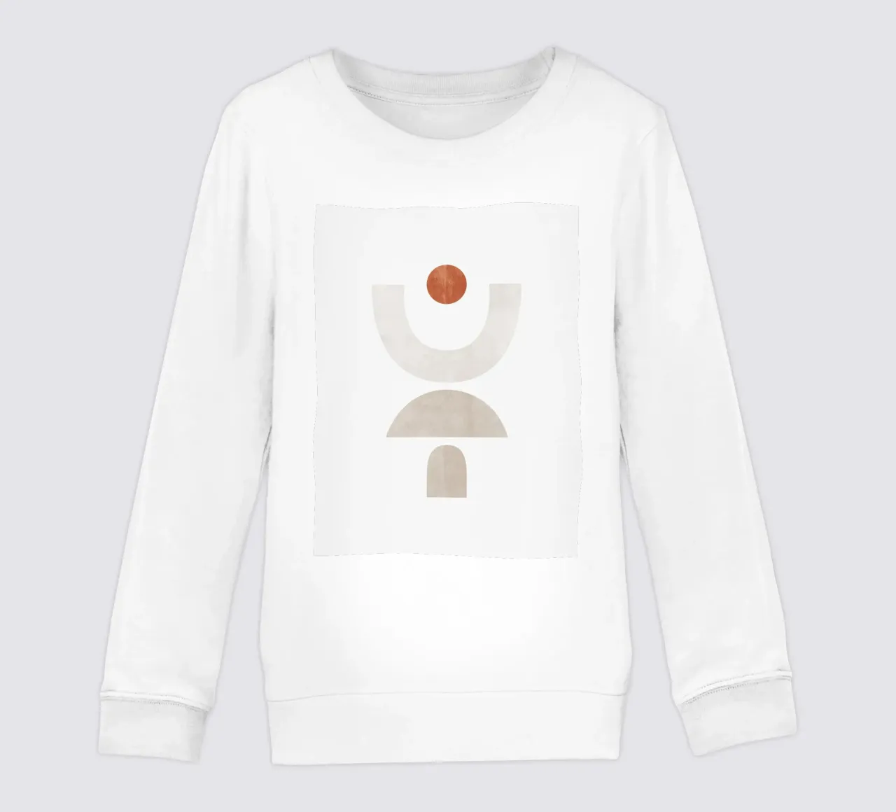 Composizione geometrica astratta minimalista - Composizione 1 felpa bambino da kookiepixel