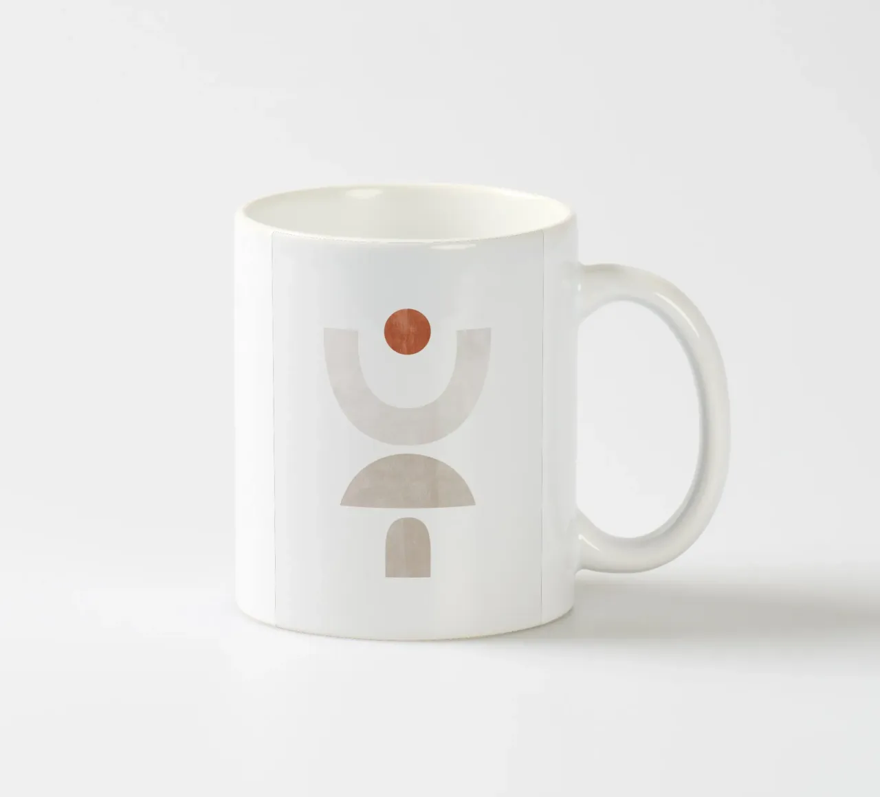Composizione geometrica astratta minimalista - Composizione 1 tazza in ceramica da kookiepixel