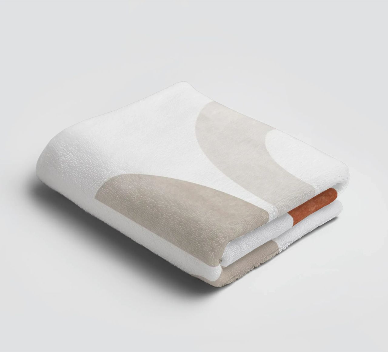Composition géométrique abstraite minimaliste - Composition 1 serviette de bain de kookiepixel
