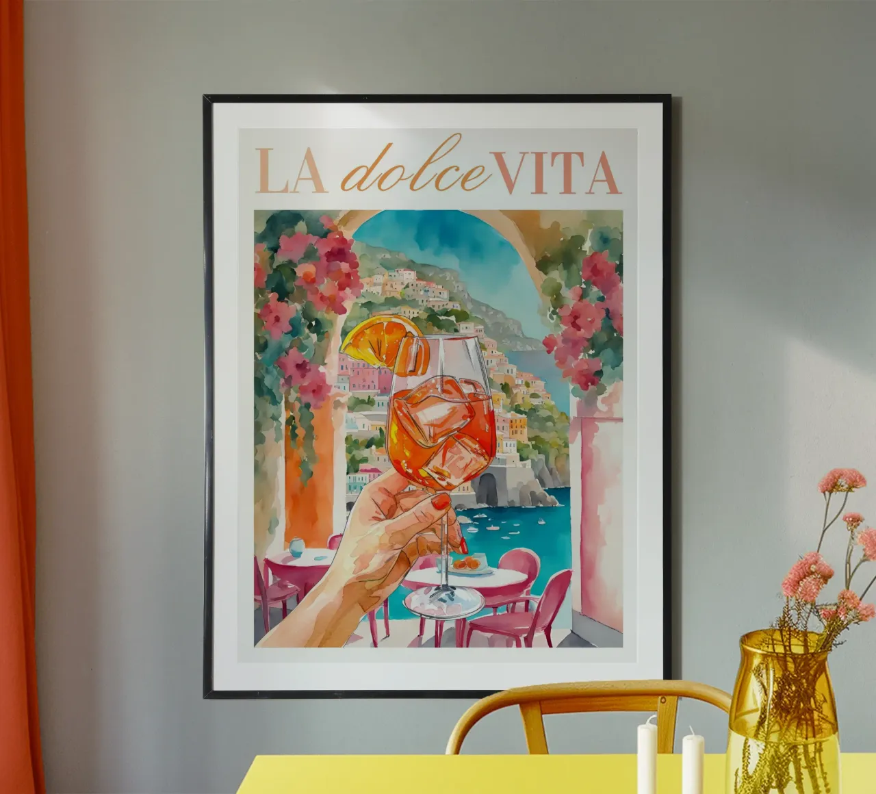 Aperol Spritz Cocktail poster da TheCocktailClub