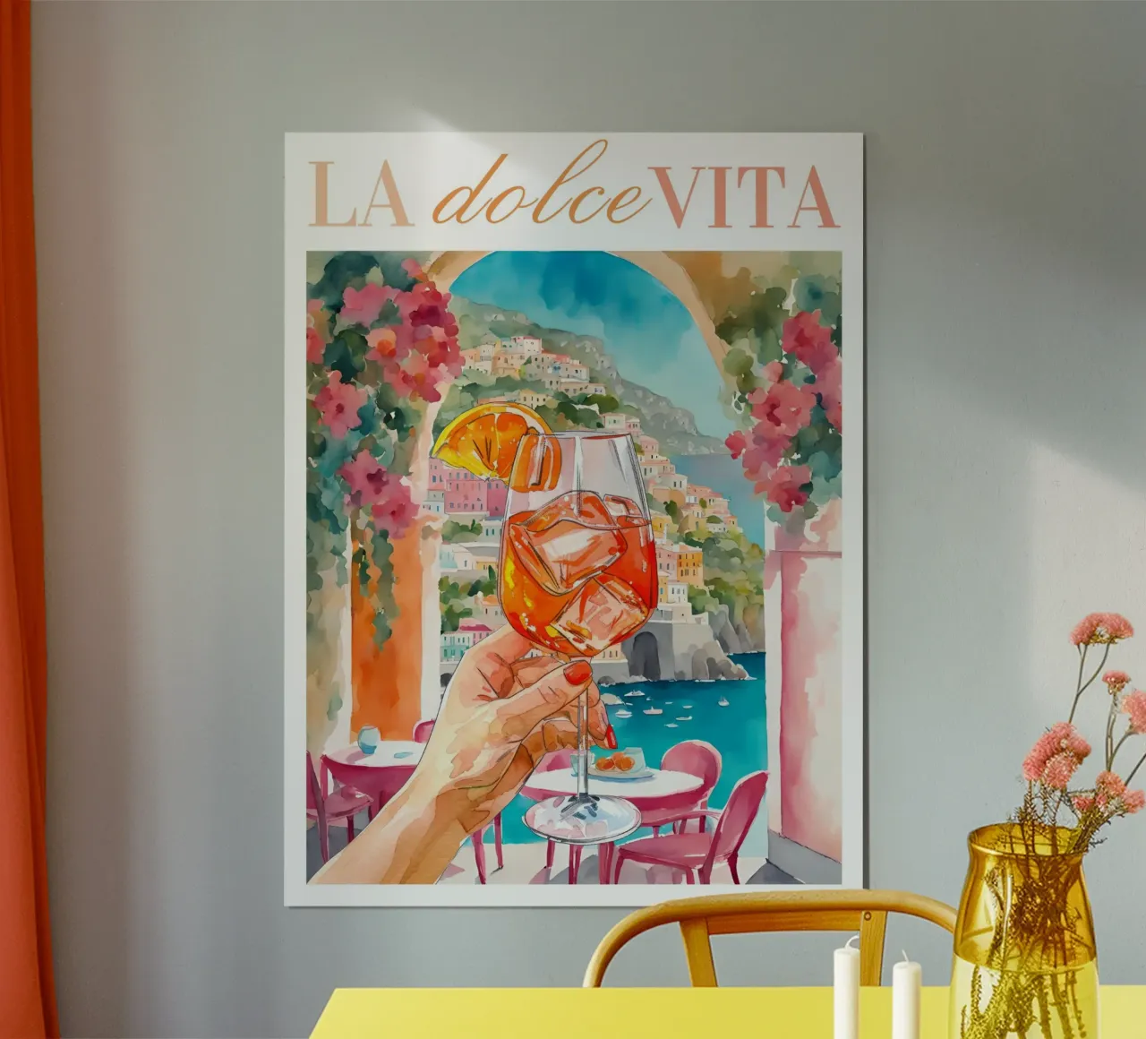 Aperol Spritz Cocktail poster da TheCocktailClub