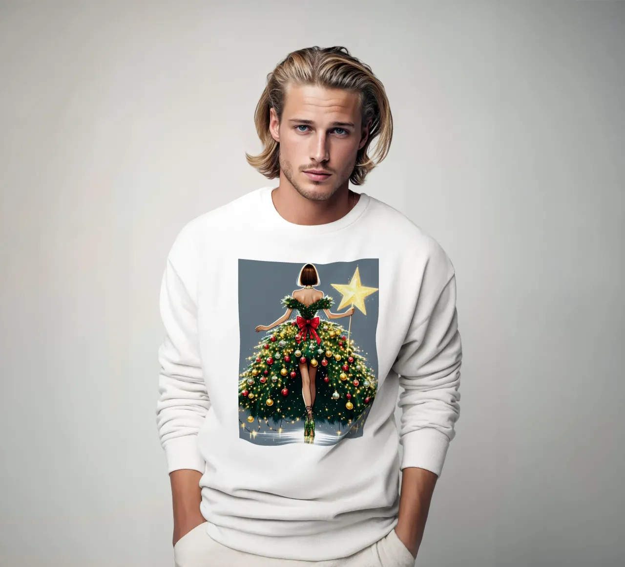 HADA DE LA NAVIDAD sudadera de ARTOMATIC