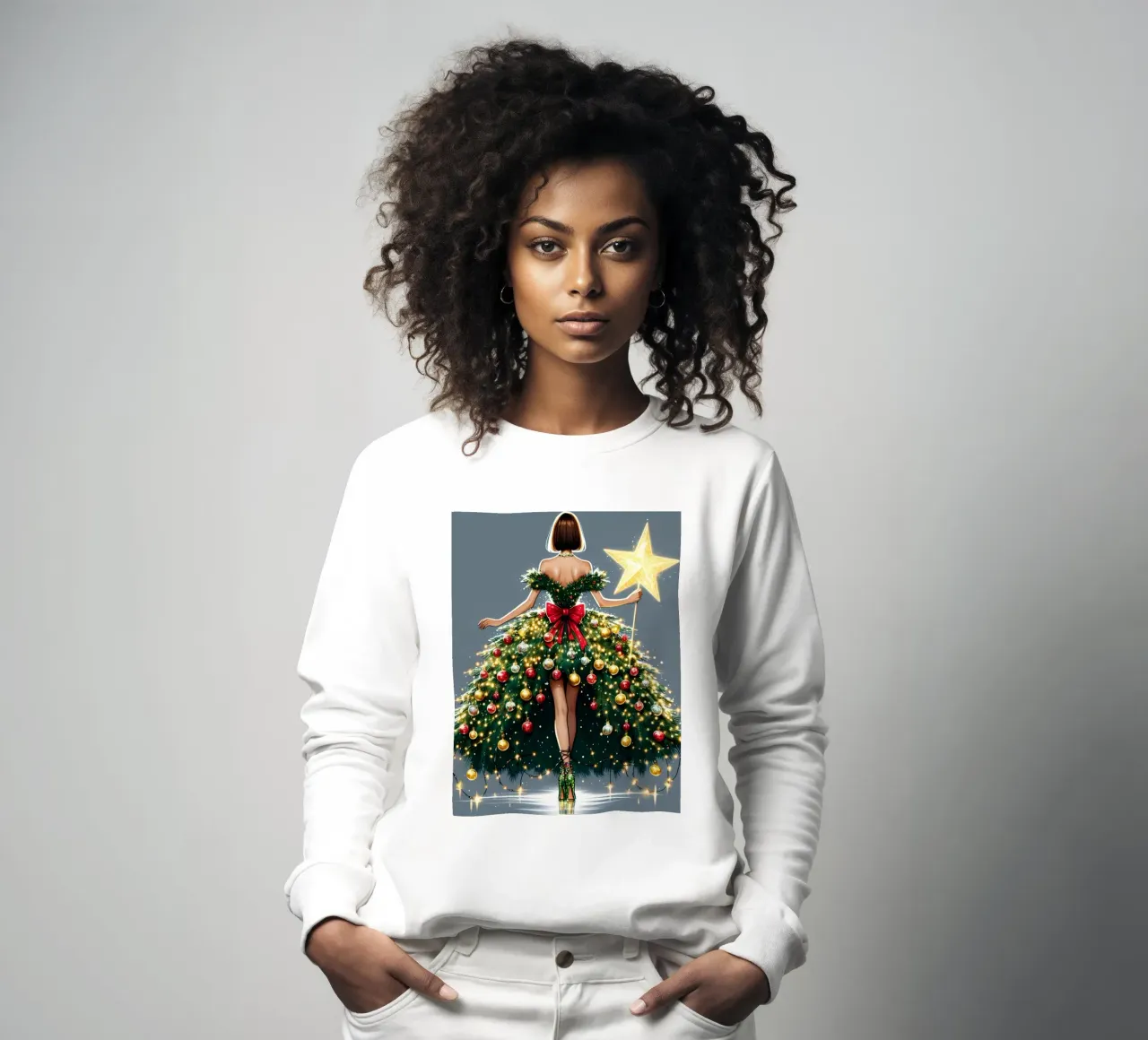 HADA DE LA NAVIDAD sudadera de ARTOMATIC