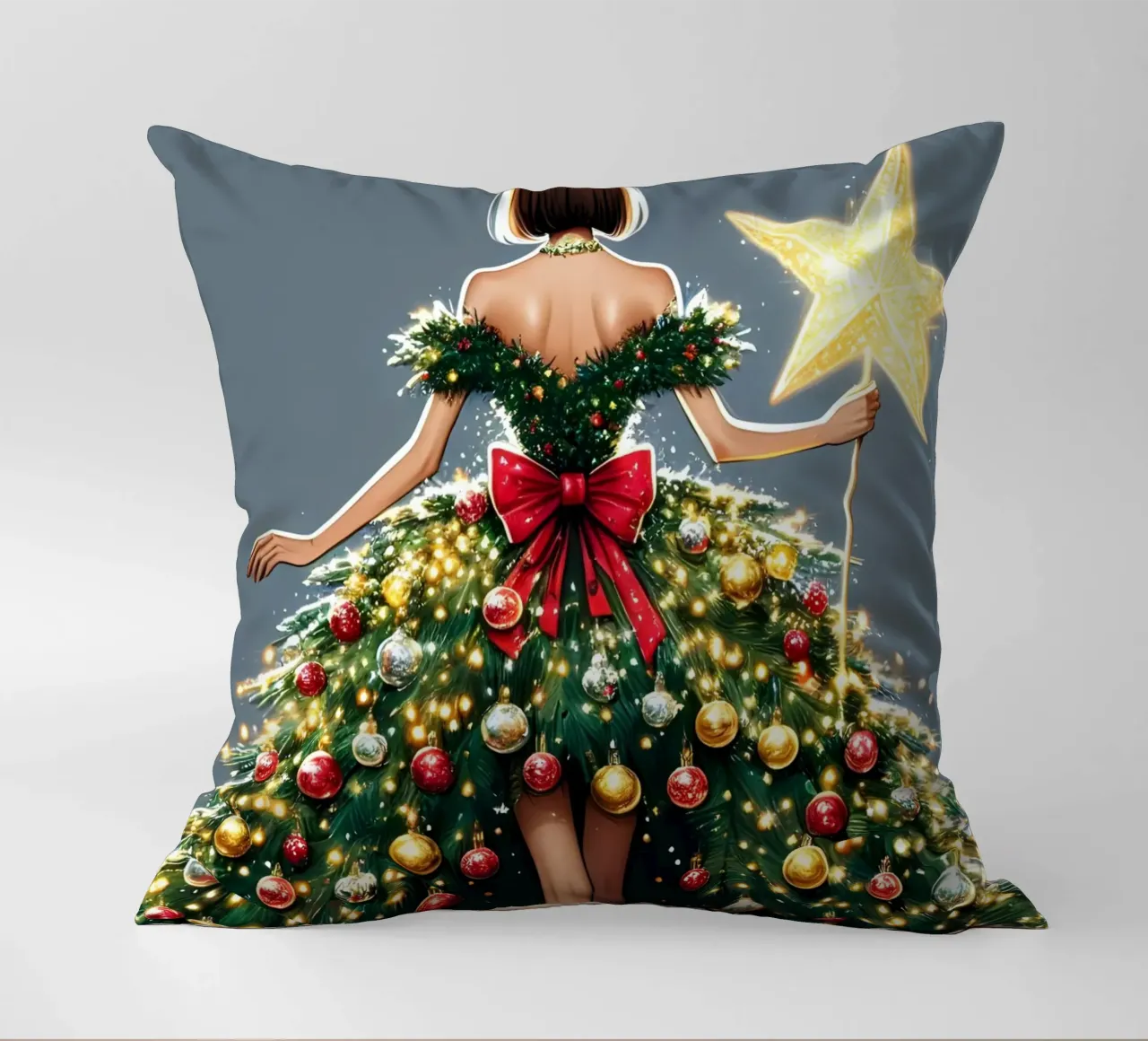 FATA DEL NATALE cuscino da ARTOMATIC