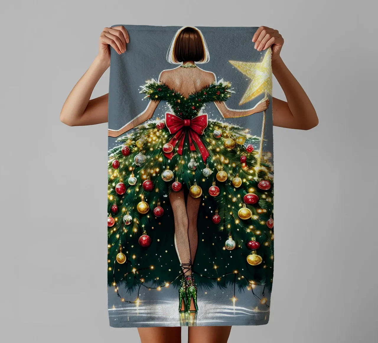 FATA DEL NATALE asciugamano da bagno da ARTOMATIC