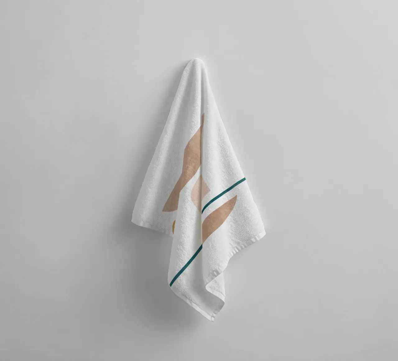Modern Minimalist Geometric Art - Composition 2 towel by kookiepixel