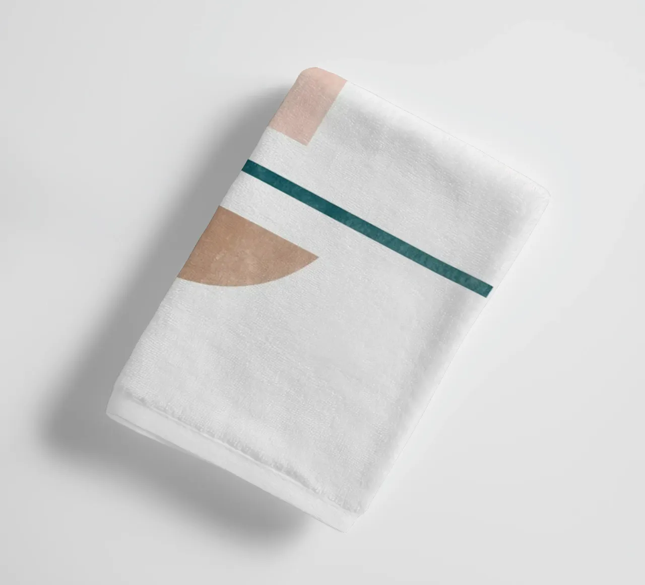 Modern Minimalist Geometric Art - Composition 2 towel by kookiepixel